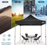 COBIZI 10x10 Pop Up Canopy Tent 10x10 Easy up Canopy, Heavy Duty Outdoor Canopy UPF 50+ All Weather Waterproof Instant Party