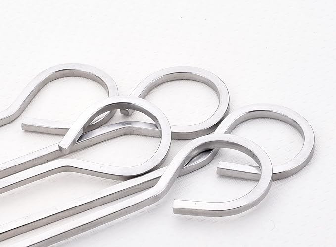 10 inch Barbecue Skewers, HONSHEN Metal BBQ Sticks,12Pack Stainless Steel Square Skewer,Kebob,kabob Sets for Grill Outings