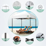 COBIZI 6.6x6.6ft Pop Up Canopy Tent, Heavy Duty Canopy Easy Set up All Weather Waterproof Outdoor Canopy Tent for Parties,