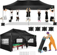 COBIZI 10x20 Canopy with Sidewalls, Heavy duty Party Tent Pop up carpas para fiestas, Tents for Parties, wedding, Outdoor Ez
