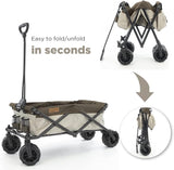 Creative Outdoor Original Folding Wagon All-Terrain Wheels, alternate view 4