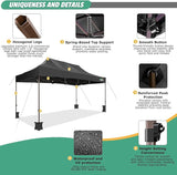 COBIZI 10x15 Pop Up Canopy Tent Heavy Duty with Sidewall, Commercial Outdoor Easy Pop Up Gazebo for Party Wedding All