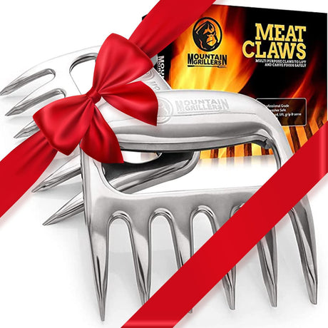 Mountain Grillers Chicken Shredder and Meat Shredder Claws - Effortless Pulled Pork BBQ Claws for Meat Shredding - Versatile