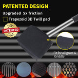 Steam Grill Brush Bristle Free,[Ultra Safe & Efficient] Grill Cleaner for Outdoor Grill,BBQ Replaceable Scraper Cleaning