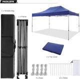 COBIZI 10x15 Heavy Duty Pop up Canopy Tent Easy Up Commercial Outdoor Canopy Wedding Party Tents for Parties All Season Wind