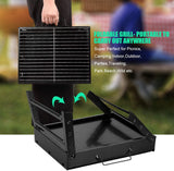 Charcoal Grill, Portable Folding Barbecue Grill BBQ Grill Desk Tabletop Outdoor Stainless Steel Camping Grill for Picnic