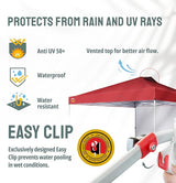 CROWN SHADES 12x12 Pop Up Canopy Tent Instant Commercial with 150D Silver Coated Fabric Including 1 Removable Sidewall, 4