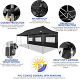 COBIZI 10x30 Pop up Canopy Tent 10x30 Canopy with Sidewalls, Heavy Duty Party Tent Tents for Parties, Foldable UPF 50+