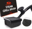 Grill Brush Bristle Free, 4 in 1 Grill Brush for Outdoor Grill with Replaceable Cleaning Head, Extra Long Safe Steam Grill