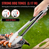 BBQ Accessories Grill Tools Set,Stainless Steel Barbecue Grill Accessories for Outdoor Grill,Barbecue Utensils Grilling