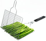 Shallow Grill Basket Fish Grill Basket, Fish Grilling Basket BBQ Fish Grill Baskets for Outdoor Grill,Grill Basket with
