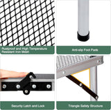 RedSwing Portable Grill Table for Outside, Aluminum Folding Grill Stand Table for Outdoor Camping Picnic BBQ, Lightweight