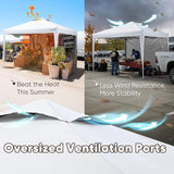Quictent 10x10 Pop Up Canopy Tent, Instant Setup Gazebo for 1 Person, Portable & Compact, Waterproof & UV Protection, Ideal