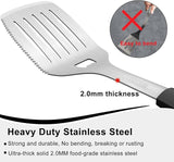 BBQ Grilling Accessories, 3Pcs Stainless Steel Grill Tools Accessories Set with Spatula, Fork and Tongs, Barbecue Utensils