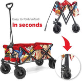 Creative Outdoor Original Folding Wagon All-Terrain Wheels, alternate view 4