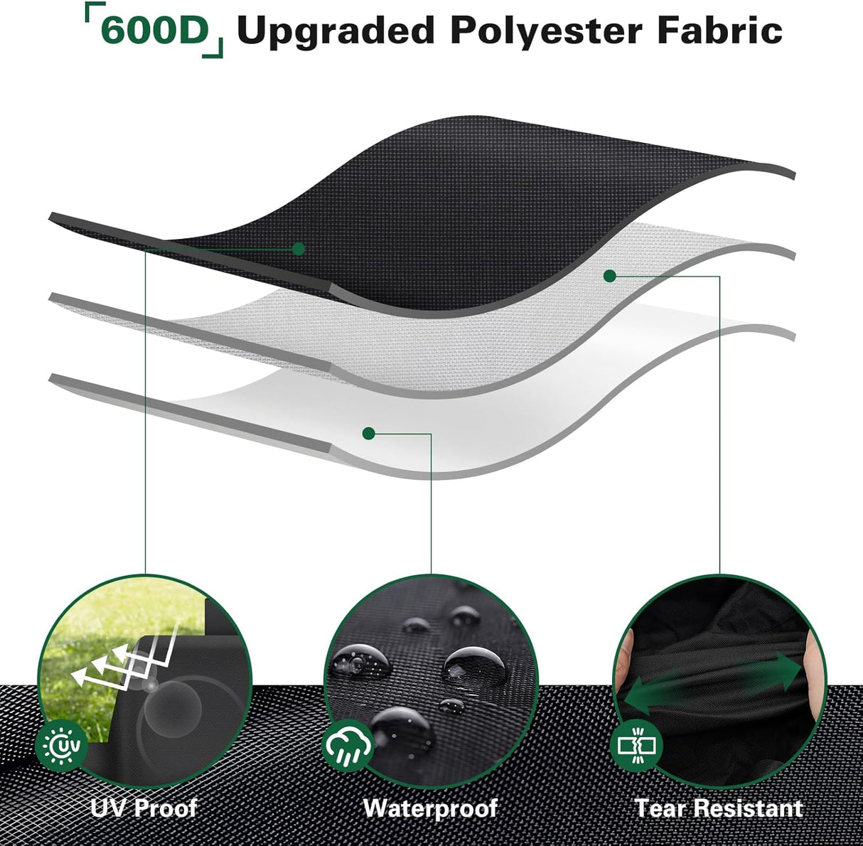 Side Fire Box Grill Cover Fits for Char-Griller 22424 72424 E82424 Portable Tabletop Grill, 600D Heavy Duty BBQ Cover