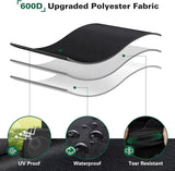 Side Fire Box Grill Cover Fits for Char-Griller 22424 72424 E82424 Portable Tabletop Grill, 600D Heavy Duty BBQ Cover