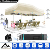 COBIZI 10x20 Canopy with Sidewalls, Heavy Duty Party Tent Pop up carpas para Fiestas, Tents for Parties, Wedding, Outdoor