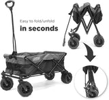 Creative Outdoor Original Folding Wagon All-Terrain Wheels, alternate view 4