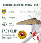 CROWN SHADES 12x12 Pop Up Canopy Tent Instant Commercial with 150D Silver Coated Fabric Including 1 Removable Sidewall, 4