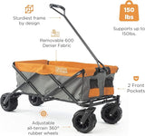 Creative Outdoor Original Folding Wagon All-Terrain Wheels, alternate view 2