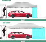 COBIZI 13x26 Pop Up Tent 13x26 Canopy with Sidewalls Heavy Duty Canopy Party Tent for Parties, Outdoor Wedding Large Event