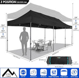 COBIZI 10x30 Pop up Canopy Tent 10x30 Canopy with Sidewalls, Heavy Duty Party Tent Tents for Parties, Foldable UPF 50+