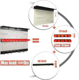 Ultrawall Pegboard Wall Organizer, 48X 36 inch Garage Storage Pegboard with Hooks Storage Bins Tool Board Panel Tool
