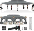 COBIZI 13x26 Pop Up Tent 13x26 Canopy with Sidewalls Heavy Duty Canopy Party Tent for Parties, Outdoor Wedding Large Event