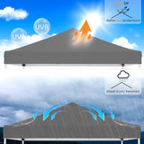 10x10ft Pop Up Canopy Tent,Heavy Duty Waterproof Folding Tent for Camping Parties Events Parties,Outdoor Canopy,Portable Sun