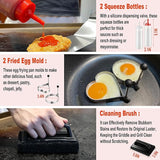 38PCS Flat Top Grill Accessories Set - Must Have for Your Outdoor with Professional Griddle Spatula, Cleaning Kit, Grill