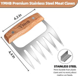 Metal Meat Shredder Claws - BBQ Grilling Gifts for Men & Women, Shredding Claws for Pulled Pork - Christmas Gifts for Dad,