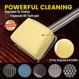 Grill Brush Bristle Free,BBQ Replaceable Scraper Cleaning Head,Safe Grill Accessories for Cast Iron Grates/Porcelain/Weber