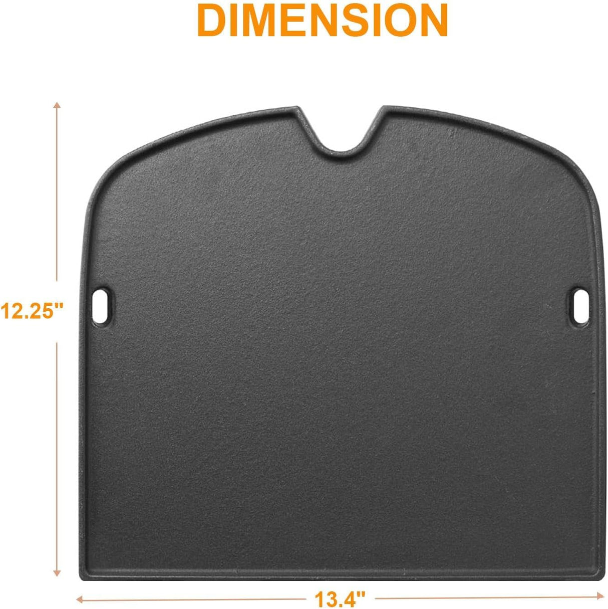 BBQ-PLUS Cooking Griddle Portable Grill Accessories for Weber 901001 Traveler Griddle, BBQ Cast Iron Grill Plate Replacement