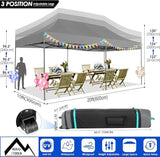 COBIZI 10x20 Canopy with Sidewalls, Heavy Duty Party Tent Pop up carpas para Fiestas, Tents for Parties, Wedding, Outdoor Ez