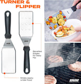 Flat Top Griddle Accessories for Blackstone and Camp Chef Griddle - 9 Pieces Set with Griddle Cleaning Kit and Carry Bag!