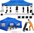 COBIZI 10x20 Canopy with Sidewalls, Heavy Duty Party Tent Pop up carpas para Fiestas, Tents for Parties, Wedding, Outdoor Ez