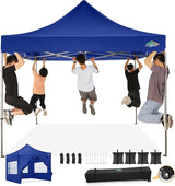 COBIZI 10x10 Ez Pop Up Canopy Tent with 4 sidewalls Heavy Duty Canopy UPF 50+, 100% Waterproof Outdoor Canopy Wedding Tents