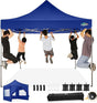 COBIZI 10x10 Ez Pop Up Canopy Tent with 4 sidewalls Heavy Duty Canopy UPF 50+, 100% Waterproof Outdoor Canopy Wedding Tents