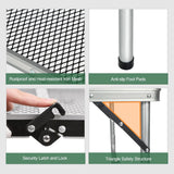 RedSwing Portable Grill Table for Outside, Aluminum Folding Grill Stand Table for Outdoor Camping Picnic BBQ, Lightweight
