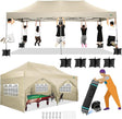 COBIZI 10x20 Canopy with Sidewalls, Heavy Duty Party Tent Pop up carpas para Fiestas, Tents for Parties, Wedding, Outdoor