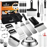 38PCS Flat Top Grill Accessories Set - Must Have for Your Outdoor with Professional Griddle Spatula, Cleaning Kit, Grill