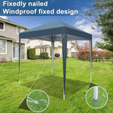 Outvita 6.5x6.5ft Pop Up Canopy Tent, Outdoor Instant Shelter Folding Canopy with Carry Bag for Commercial Events, Party,