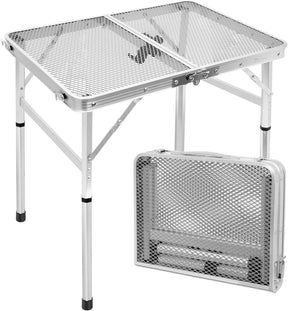 Folding Table, Easy for Storage, Compact and Portable Picnic Table for Grill, Outdoor Camping, Garden, Patio, Dining, BBQ,