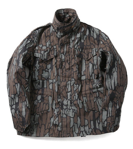 Cotton M-65 Water-Repellent Field Jacket in Khaki