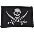 Pirate Jolly Roger - 2x3 Patch in Black