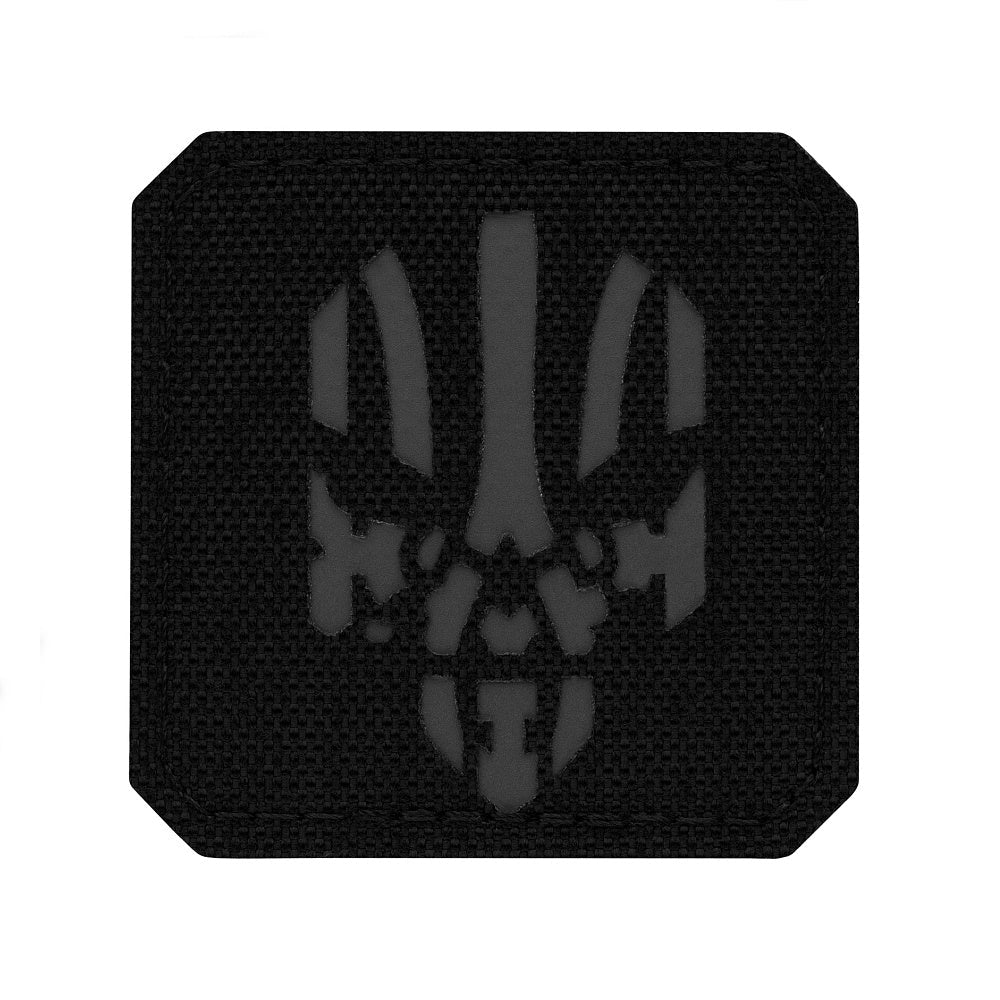 M-Tac Patch Punisher Laser Cut in Black/Red, alternate view 3