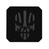 M-Tac Patch Punisher Laser Cut in Black/Red, alternate view 3