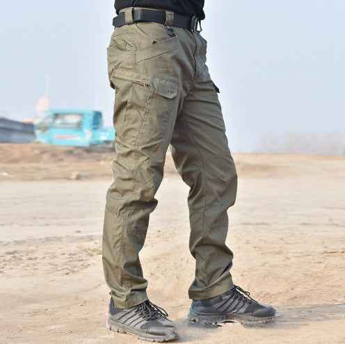 Outdoor Multi-Legged Tactical Pants in Gray, alternate view 9