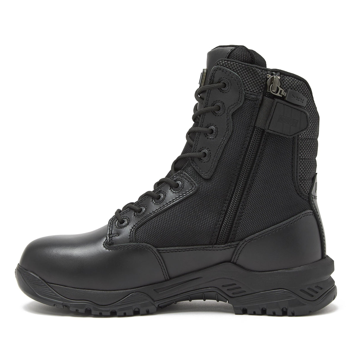 Magnum Strike Force 8 Inch Waterproof Side-Zip Boot in Black, alternate view 3
